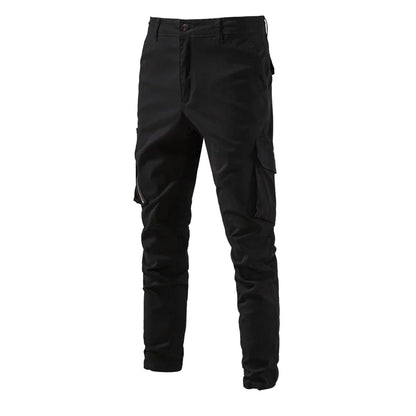 Premium Herren Cargo Hose 100% Baumwolle Mit Vielen Praktischen Taschen
