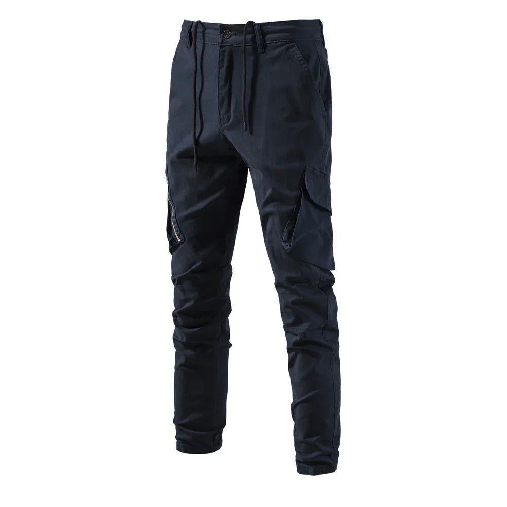 Premium Herren Cargo Hose 100% Baumwolle Mit Vielen Praktischen Taschen