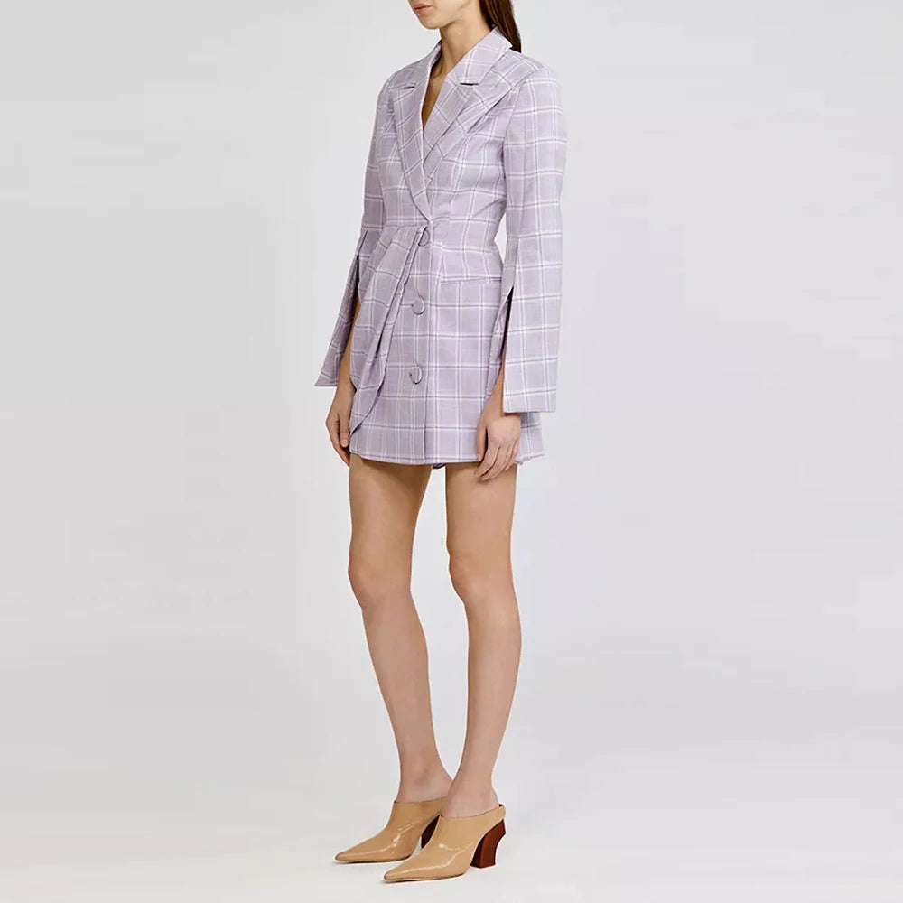 Zweiteiliges Damen-Set aus Spitze und Denim mit V-Ausschnitt, ärmellosem Oberteil und hoch taillierter, knielanger Hose – ideal für Streetwear.