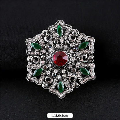 Brosche Metall Barock Vintage Retro Palast Revers Pin Unisex Party