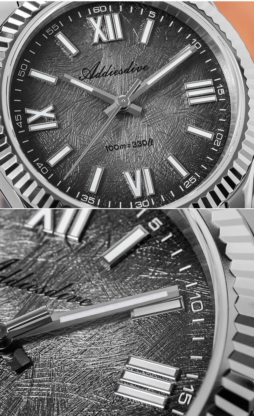 Herren-Quarzuhr mit Saphirglas und Jubilee-Armband
