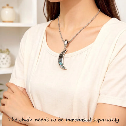 Damen-Charm-Anhänger Muschel Mond romantisch aus Sterlingsilber