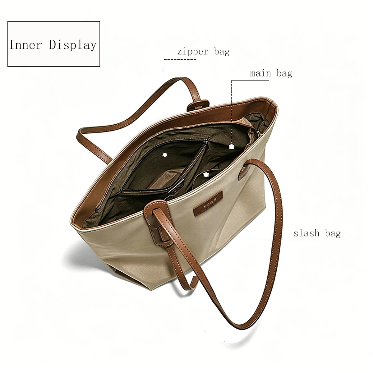 Damen Tote Tasche aus PU-Leder im Casual All-match Stil