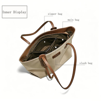 Damen Tote Tasche aus PU-Leder im Casual All-match Stil