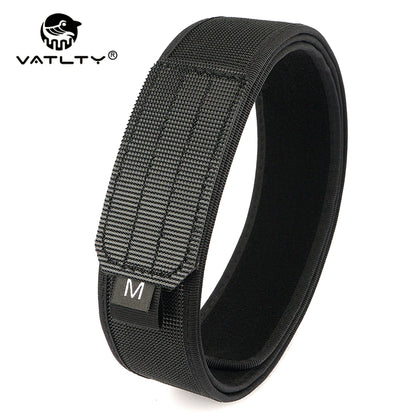 VATLY Ultra-dünner Tactical Innengürtel Nylon Metallfrei Reise Unisex
