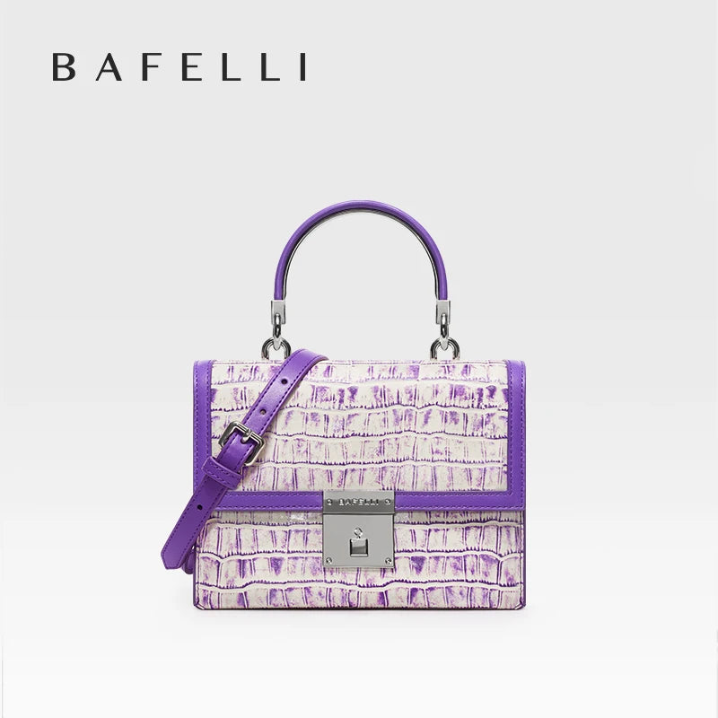 Stilvolle Damenhandtasche Aus Echtem Leder Mit Kompaktem Format Für Frauen