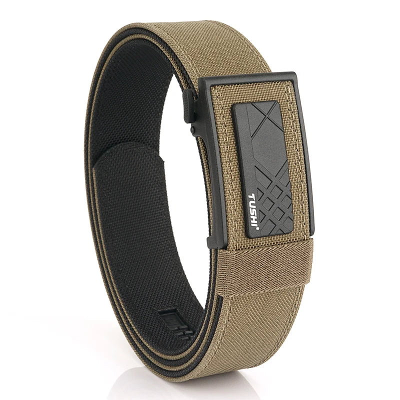 VATLY Multifunktions Tactical Gürtel Herren Nylon Rigid Automatik-Schnalle