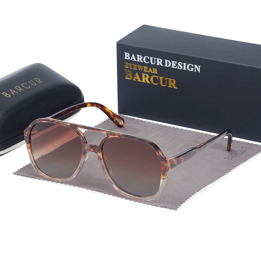 Damen-Sonnenbrille quadratisch 70er Retro Polaroid photochrom UV400