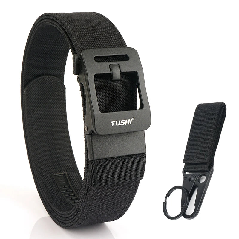 VATLY EDC Rigid Gürtel Herren Nylon Tactical Gun Belt Automatik-Schnalle
