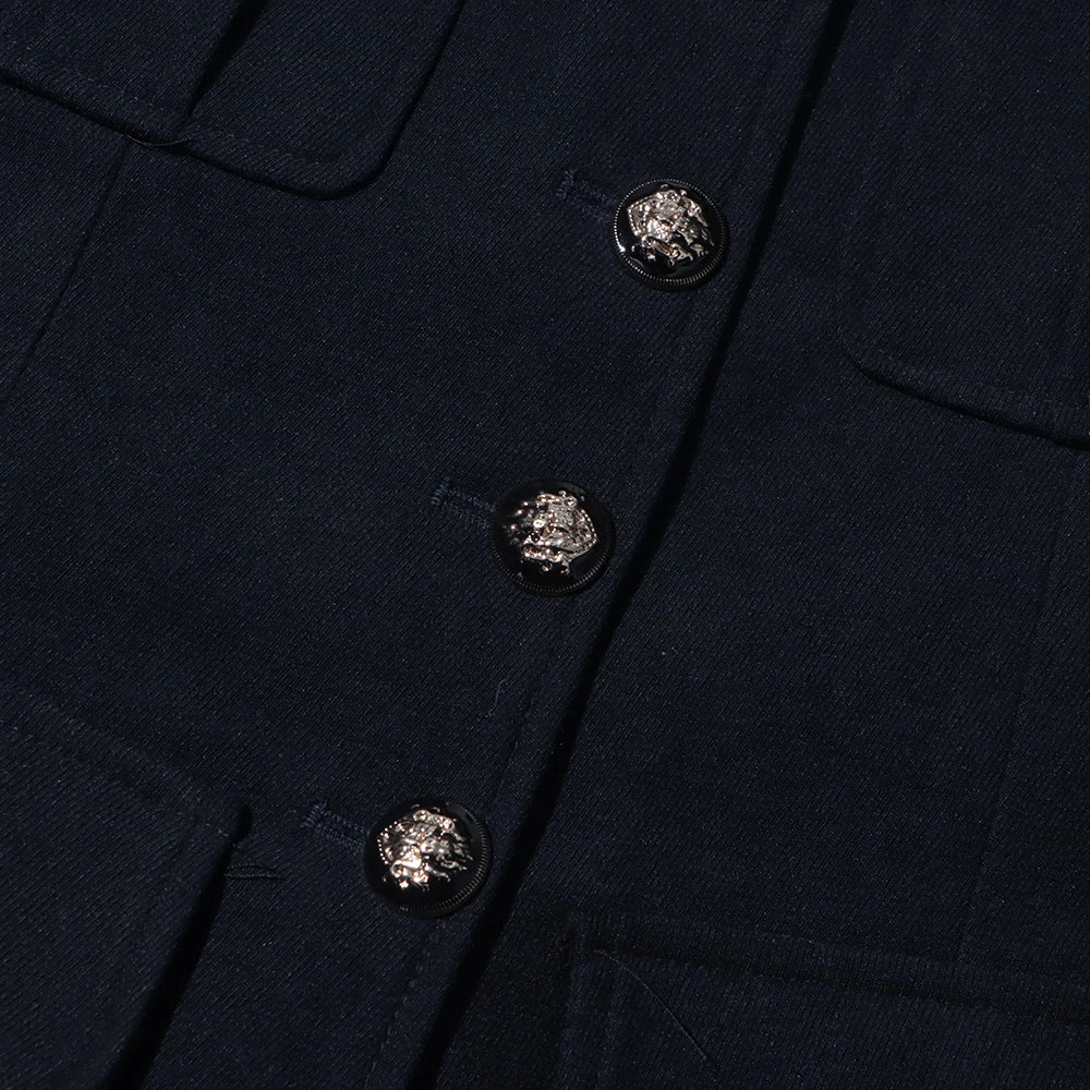 Zweiteiliges Damen-Set aus Spitze und Denim mit V-Ausschnitt, ärmellosem Oberteil und hoch taillierter knielanger Hose – ideal für Streetwear.