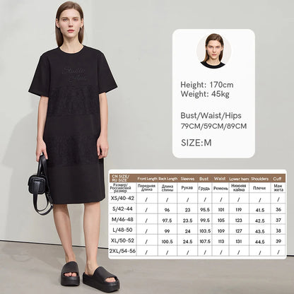 Elegantes Sommerkleid Damen Mit Lockerem Fall Für Den Tag