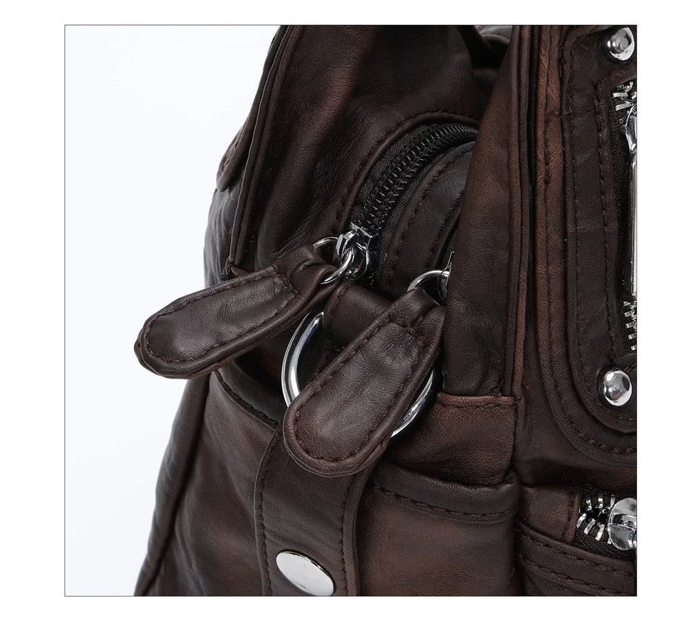 Damen-Schultertasche Rosa Patchwork Leopardenmuster Mit Top-Griff für Alltag und Freizeit