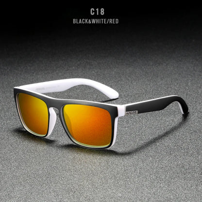 Sonnenbrille quadratisch polarisiert elastisch Spiegel 17 Farben Unisex