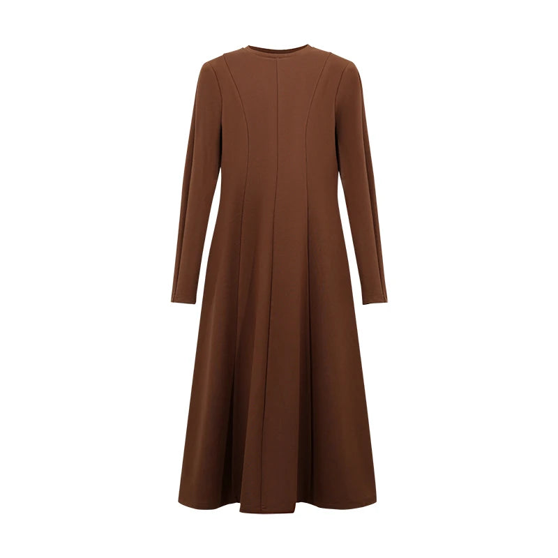 Elegantes Tailliertes Kleid Mit Stretch Für Bürodamen