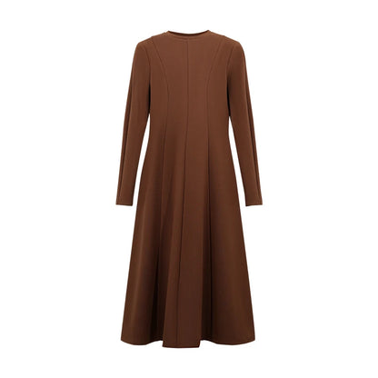 Elegantes Tailliertes Kleid Mit Stretch Für Bürodamen