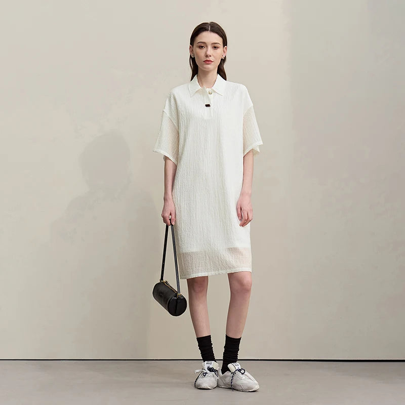 Zeitloses Karo Midikleid Mit Reverskragen Für Elegante Damen