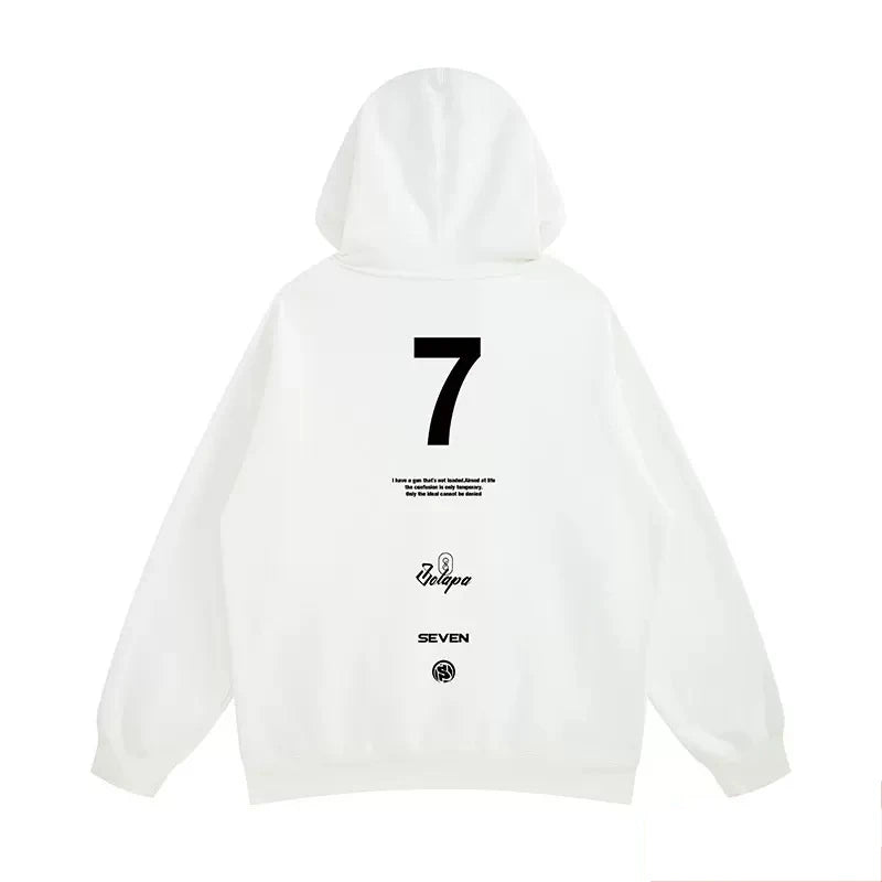 High Street Letter Print Pullover Hoodies für Männer Vorder taschen Baggy Casual Vintage Kapuzen pullover Fleece Y2k Hoody Kleidung