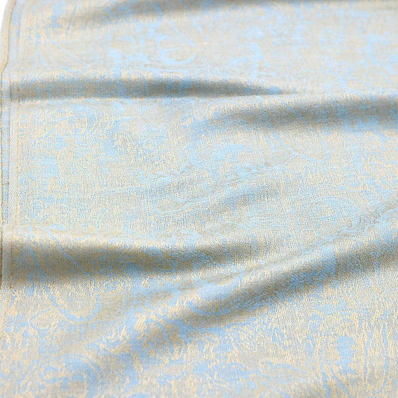 Damen Jacquard Schal ethnisch Kaschmir dick weich Halstuch Bandana Outdoor