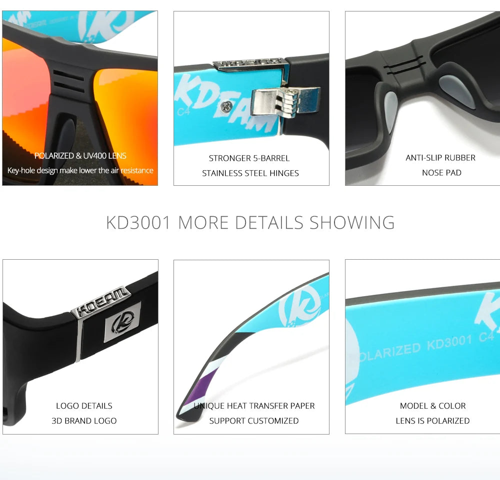 Sonnenbrille quadratisch polarisiert schlagfest antireflektierend Cat.3 Herren
