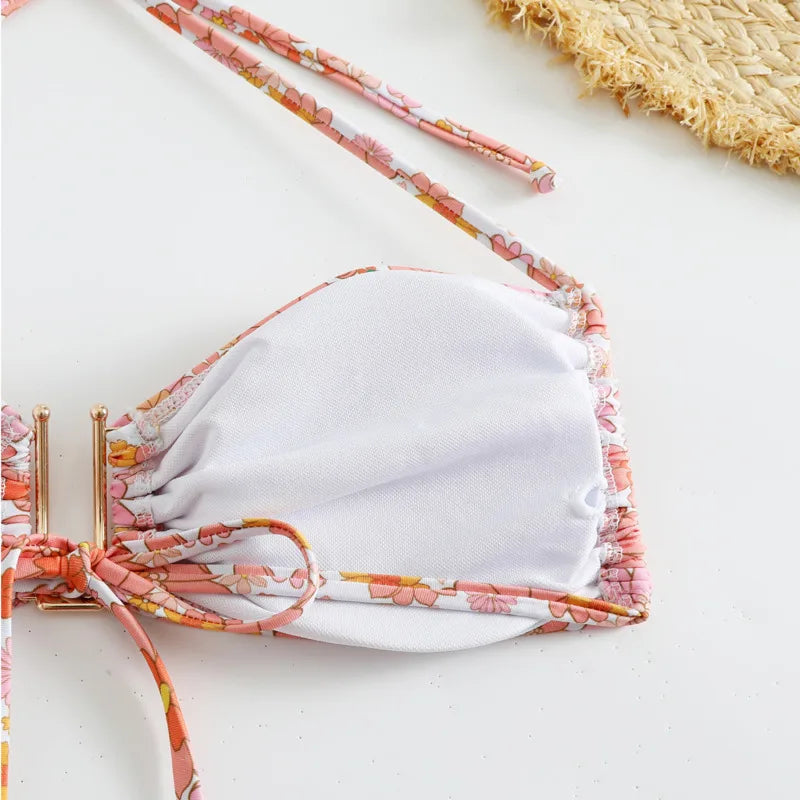 Sexy Push-Up-Bikini-Set für Damen – Brasilianischer Stil für Strand und Pool