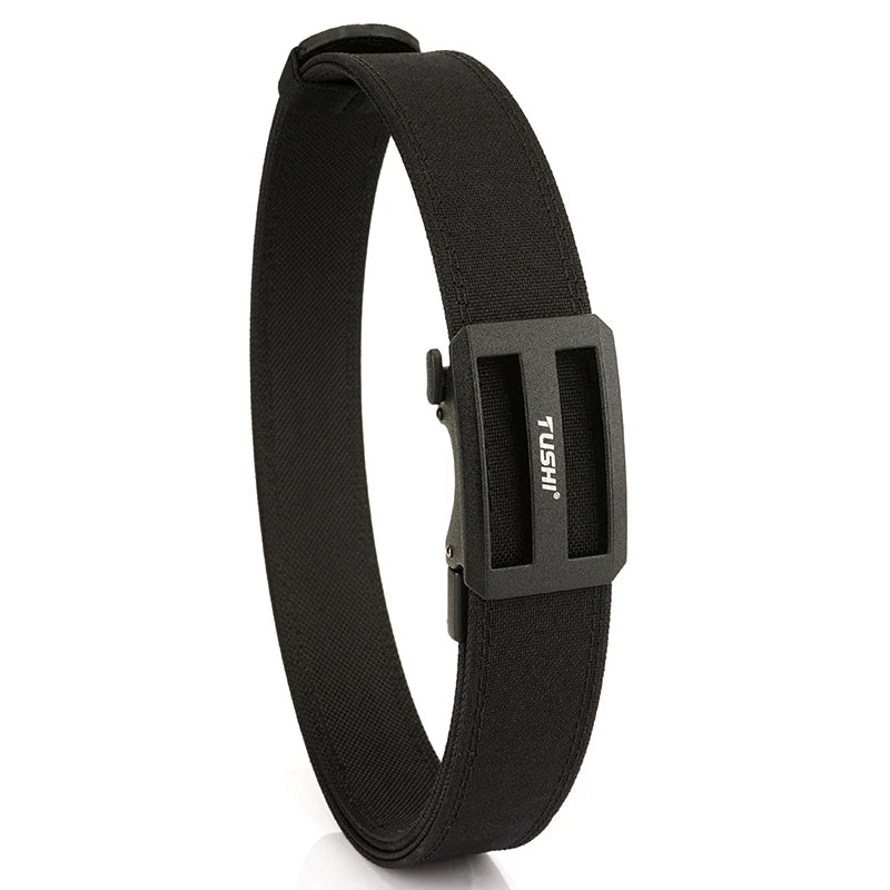 Herren-Taktischer Outdoor-Gürtel aus Nylon mit automatischer Metallschnalle und verstellbarer Länge