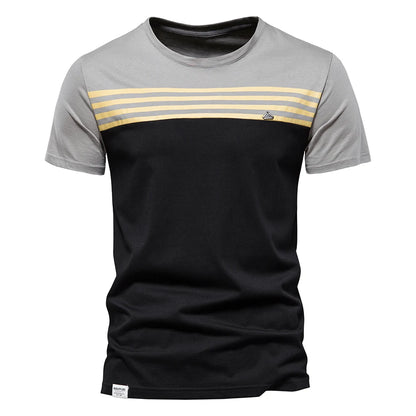 Herren T-Shirt aus Baumwolle mit Print im lässigen Streetwear-Stil