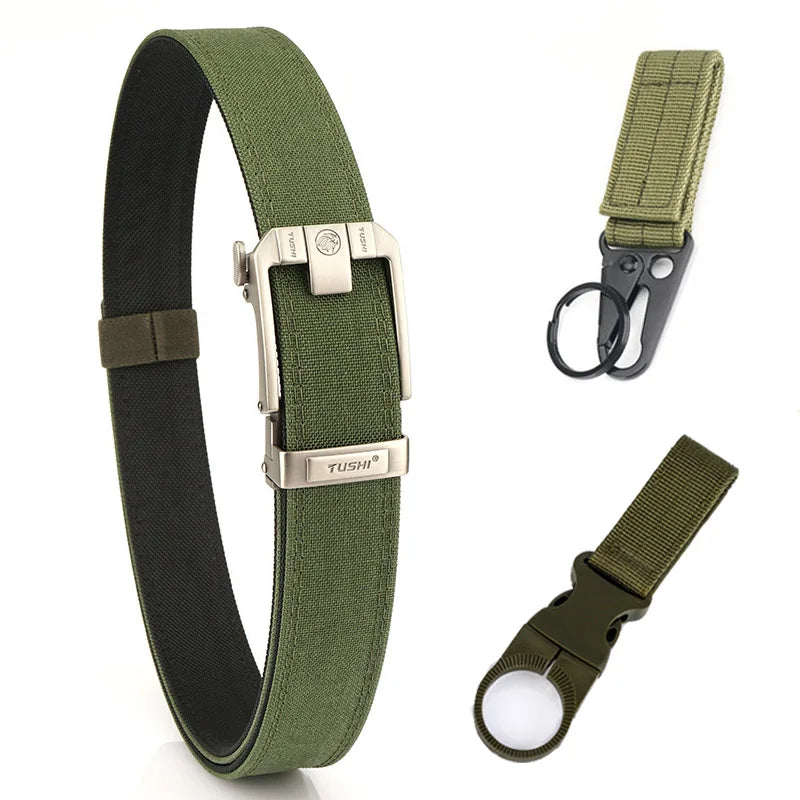 Herren-Taktischer Gürtel Aus 1100D Nylon Mit Robuster Metallschnalle Für Outdoor, Militär Und Arbeit