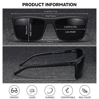 Damen-Sonnenbrille braun matt polarisiert Anti-Slip PC Sport