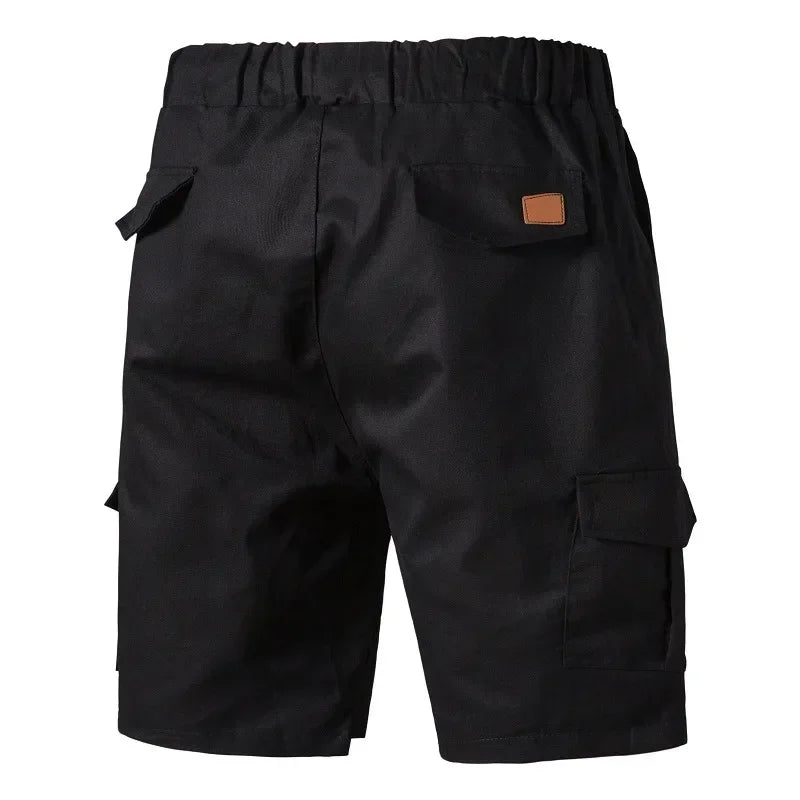 Lässige Herren-Shorts in Übergröße mit mehreren Taschen und lockerem Schnitt – ideal für die Arbeit