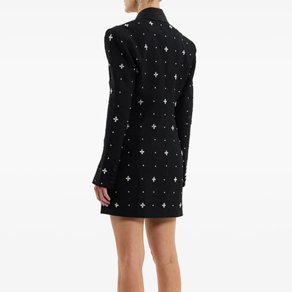 Ärmelloses, trägerloses Damen-Tunikakleid mit Patchwork-Falten im minimalistischen Design – modisch und elegant