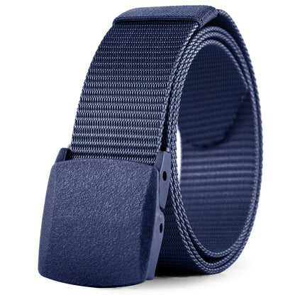 Herren Tactical Nylon-Gürtel 3,8 cm Canvas Military Outdoor 125 cm