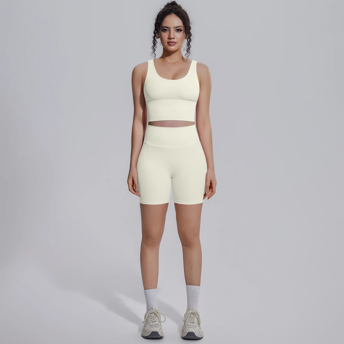 Damen Yoga Set Schnell Trocknend Hüfthebenset