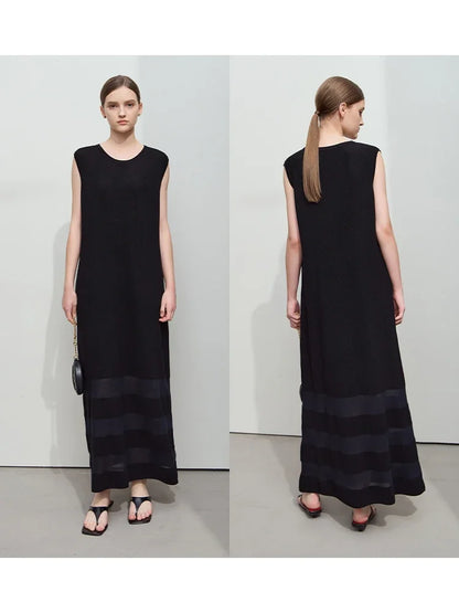 Modisches Damen Strickkleid Ärmellos Für Beruf Und Freizeit