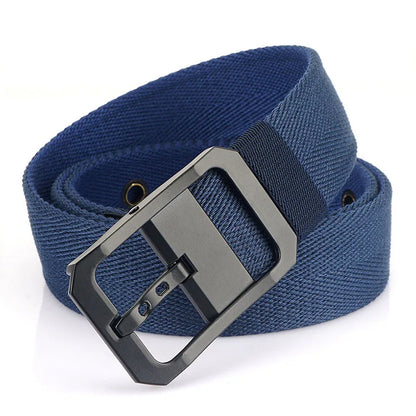Unisex-Gürtel Aus Nylon Beidseitig Tragbar Reversibel Mit Metall-Schnalle 105–120 cm
