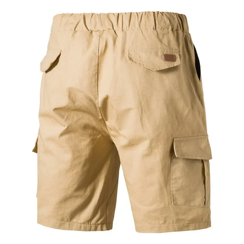 Lässige Herren-Shorts in Übergröße mit mehreren Taschen und lockerem Schnitt – ideal für die Arbeit