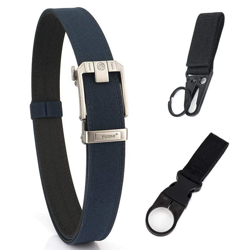 Herren-Taktischer Gürtel Aus 1100D Nylon Mit Robuster Metallschnalle Für Outdoor, Militär Und Arbeit
