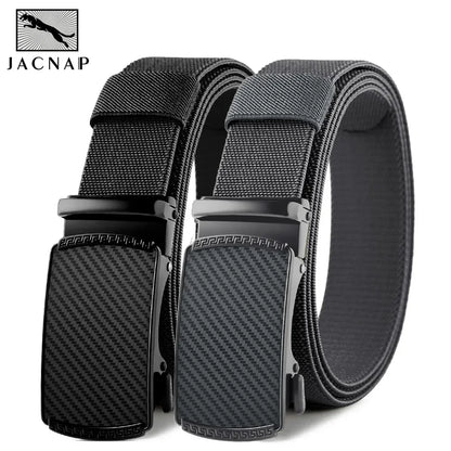 Herren Elastik Stretch-Gürtel Nylon Automatik-Schnalle Unisex 115–150 cm Outdoor Sport
