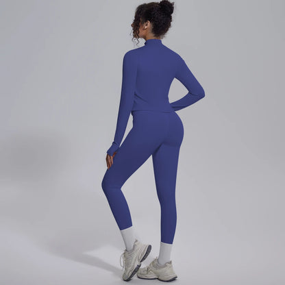 Hamidou Nahtloses Yoga Set Damen Schnelltrocknend