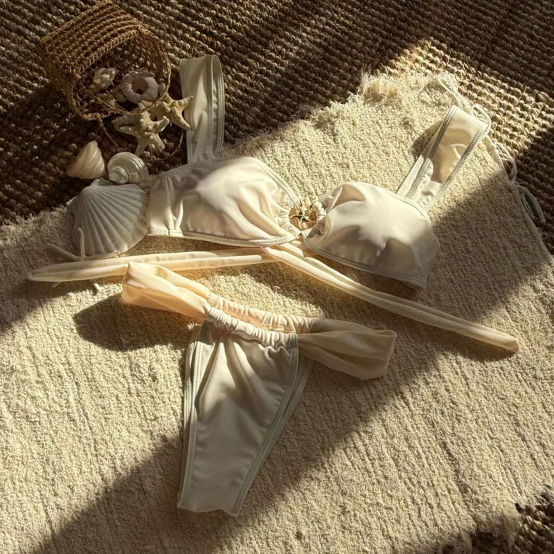 Sexy Push-Up Bikini-Set für Damen – Brasilianischer Stil