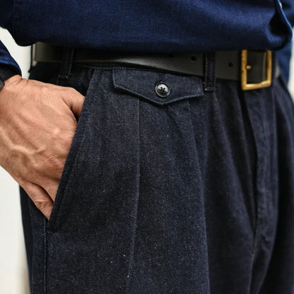 Männer Jeans im Vintage-Stil mit weitem Bein für den Sommer