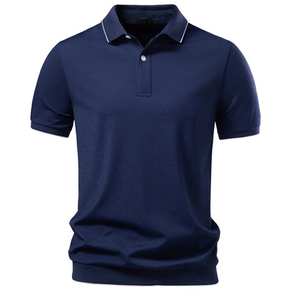 Premium Herren Poloshirt Kühl Atmungsaktiv Old Money Sommer