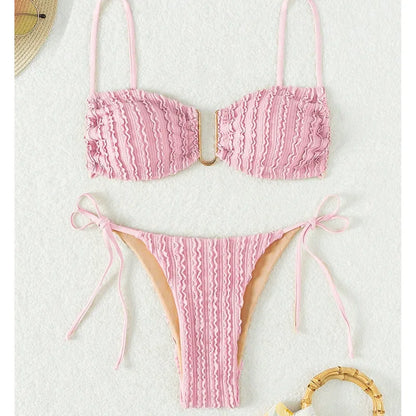 Sexy Bikini-Set für Damen mit Push-up-Effekt – ideal für Strand und Pool