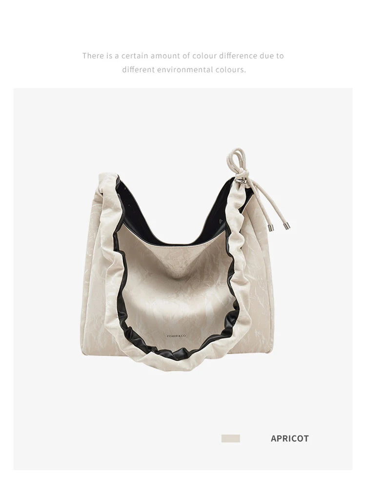 Damen Schultertasche aus Soft Synthetic Leather mit Casual Tote Bag Großkapazität