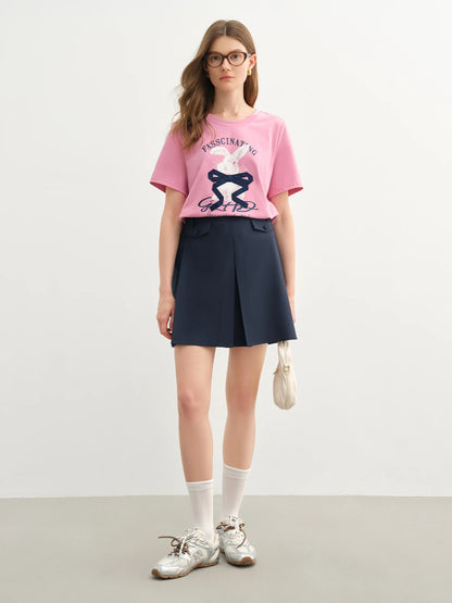 Schwarzes Damen-Frühlingsshirt mit Spitzenbesatz und V-Ausschnitt – Figurbetontes Strickdesign für Büro und Freizeit, wahlweise mit kurzen oder langen Ärmeln.