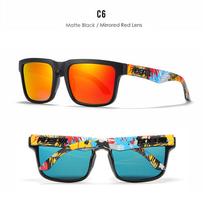 Sonnenbrille quadratisch polarisiert lässig Outdoor Unisex Pärchen neues Paket