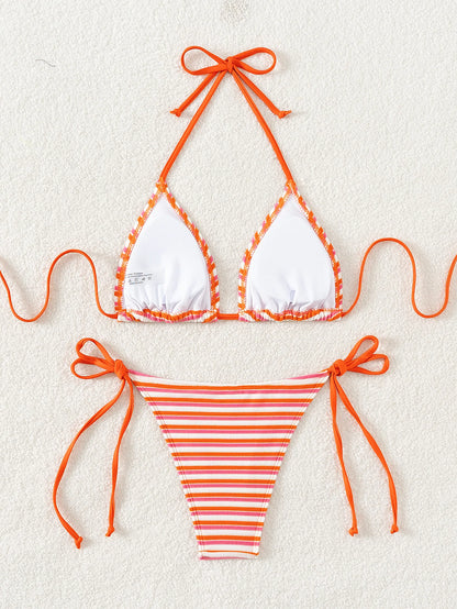 Floraler Push-Up-Bikini im brasilianischen Stil für Damen – ideal für Strand und Pool