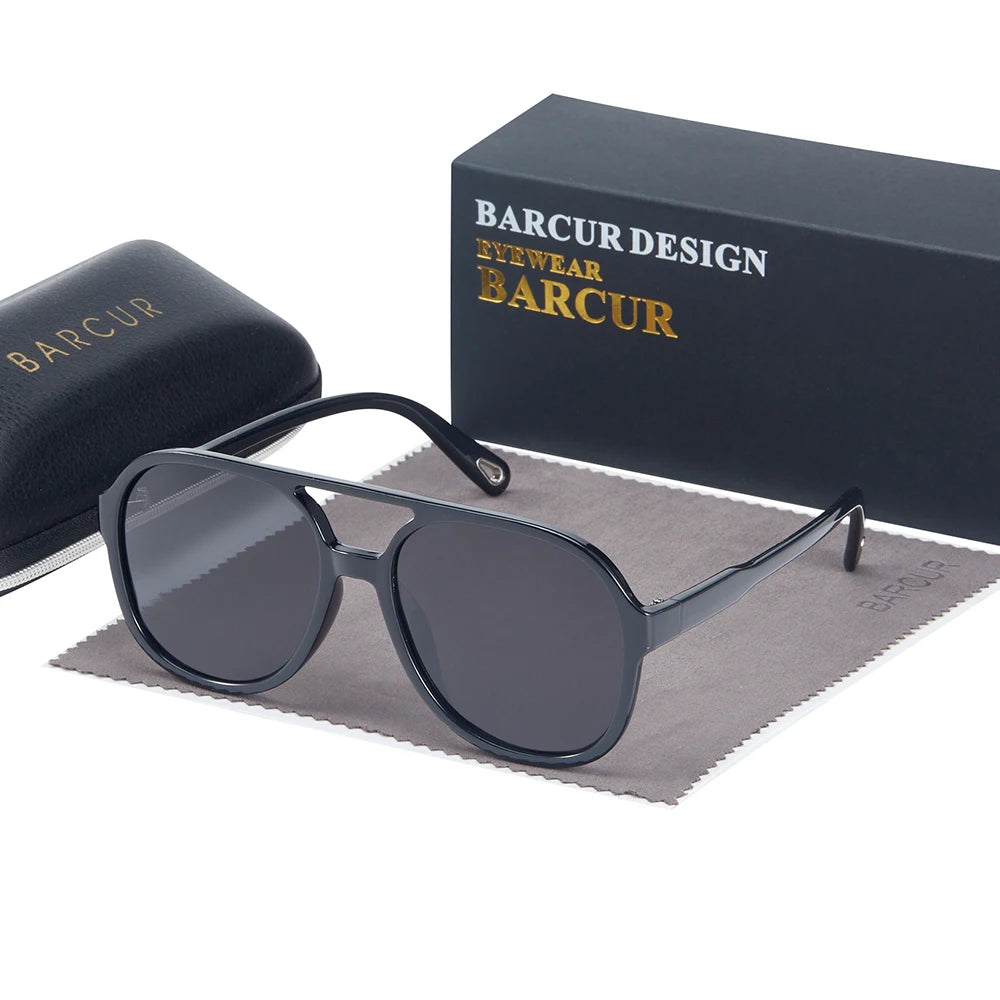 Damen-Sonnenbrille quadratisch 70er Retro Polaroid photochrom UV400