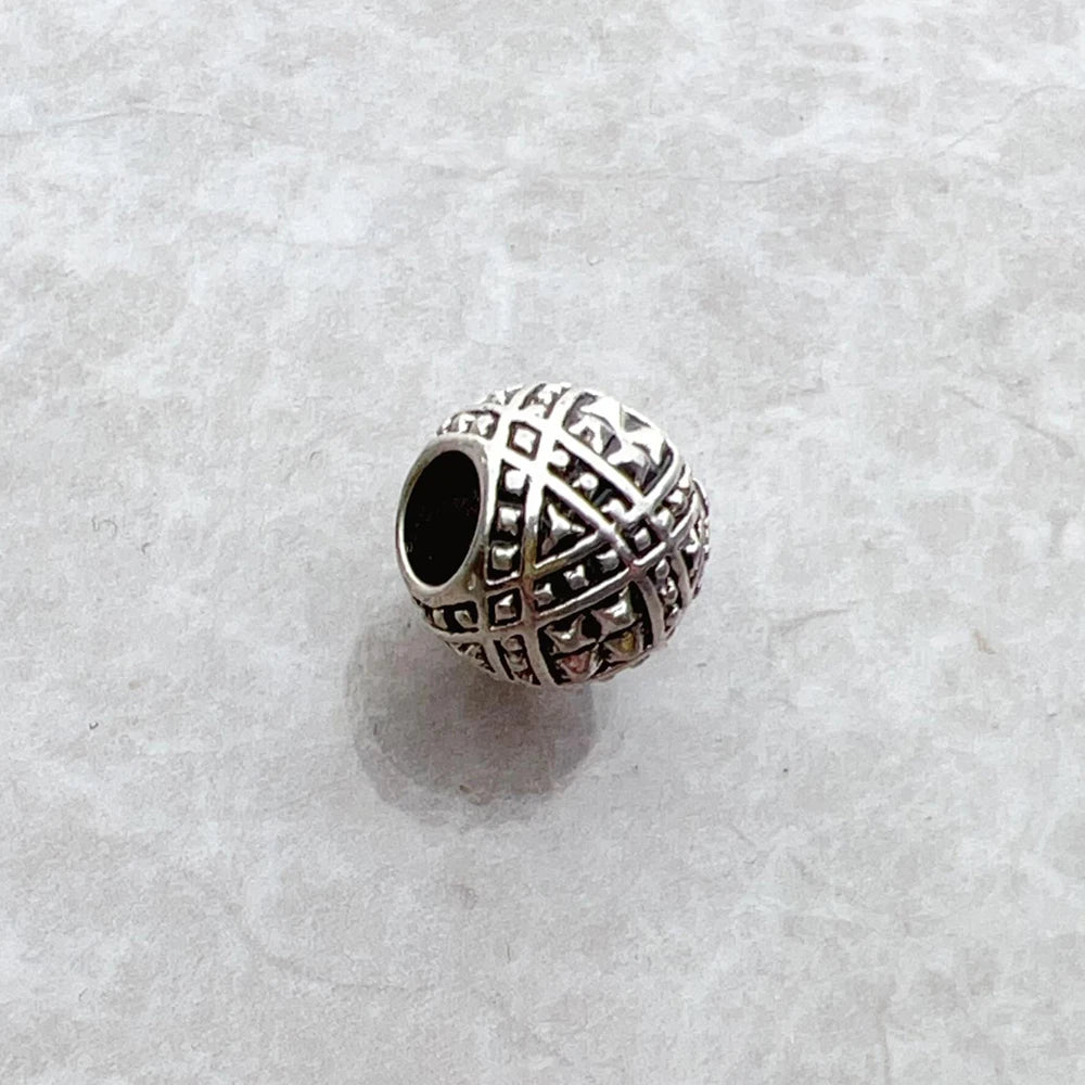Damen-Ohrstecker Karma Perlen Punk 925 Sterlingsilber