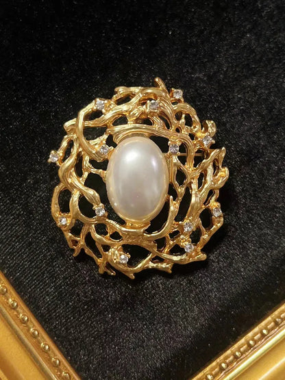 Brosche Gold Mehrfach Retro Vintage Legierung Unisex Anzug Mantel Klassisch