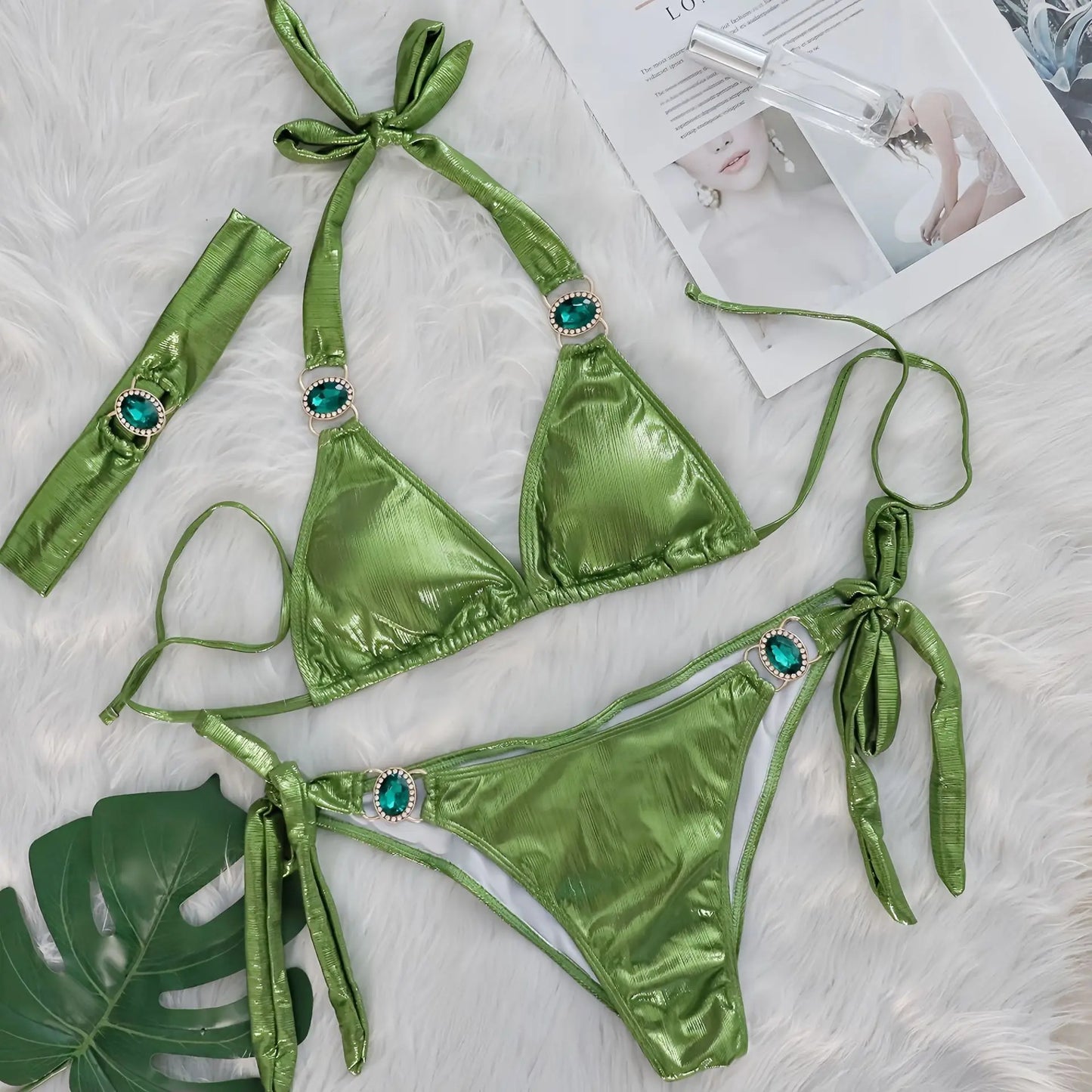 Sexy Bikini-Set für Damen mit Push-up-Effekt – ideal für Strand und Pool